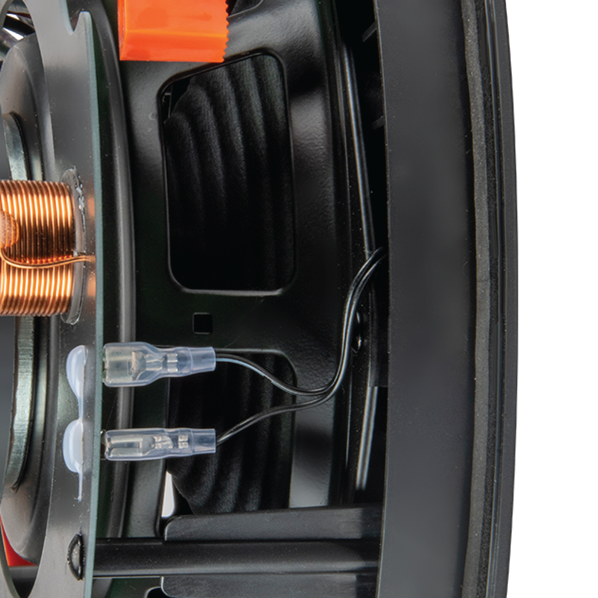 Rigid Baffle design with acoustic smoothing for improved transducer integration